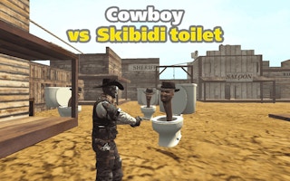 Image Cowboy vs Skibidi Toilets
